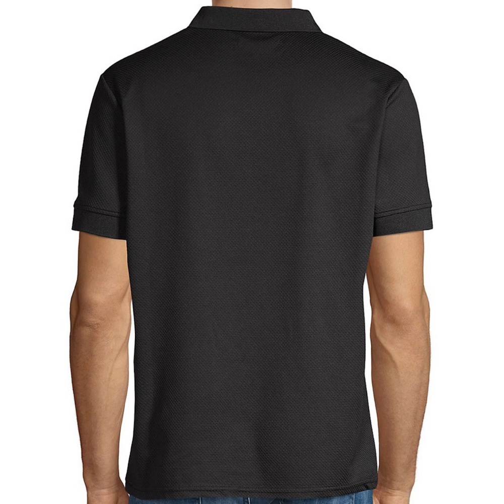Vince Camuto textured zip polo - Picture 2 of 7